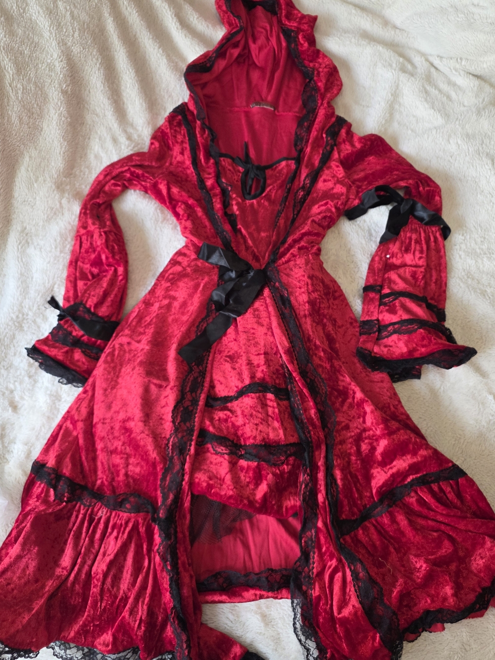 Red Riding Hood Gothic Cosplay Halloween Cotstume
